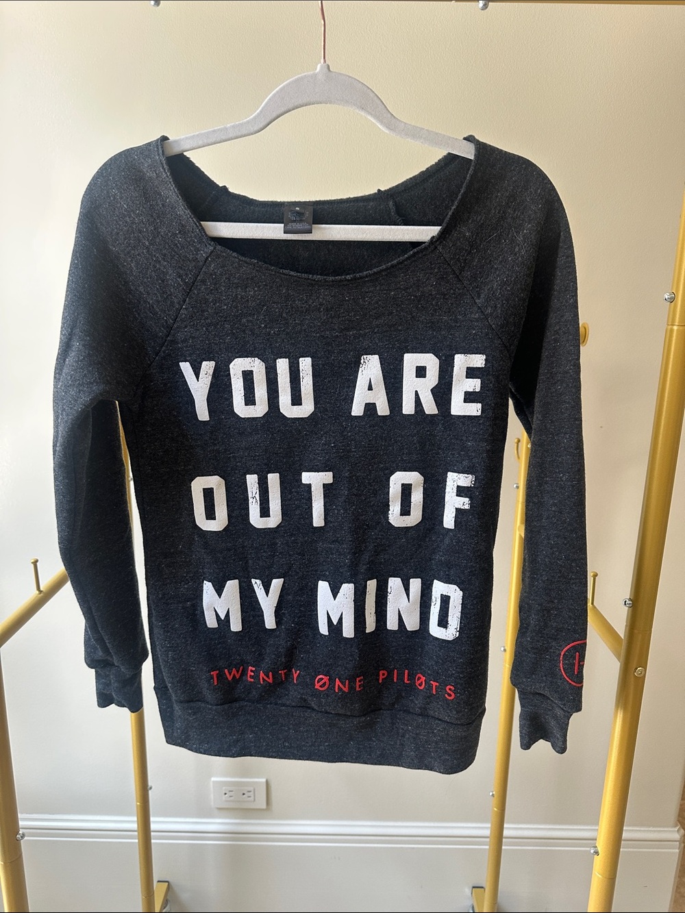 Twenty One Pilots Official Concert Sweatshirt-"You Are Out Of My Mind"
